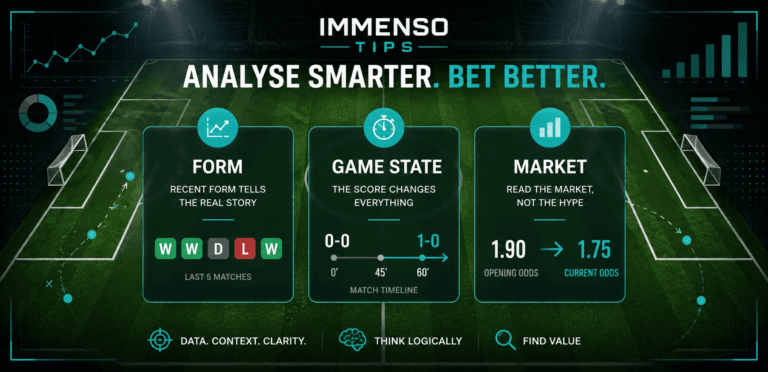How to analyse a football match for betting